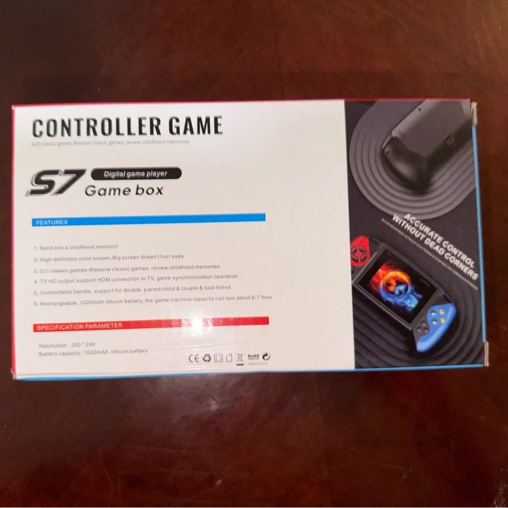S7 Digital Game Player Controller-portable device to play retro games